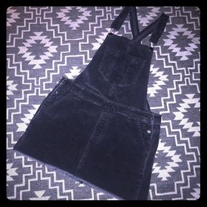 American Eagle Corduroy Overall Dress